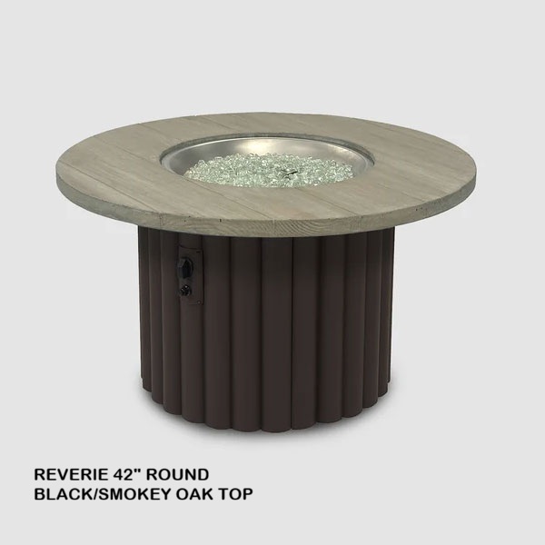 Riverie 42" Round Fire Table by Outdoor Great Room - Image 6